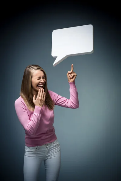 Laughing girl — Stock Photo, Image