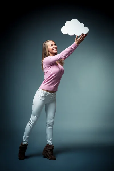 Smiling girl — Stock Photo, Image