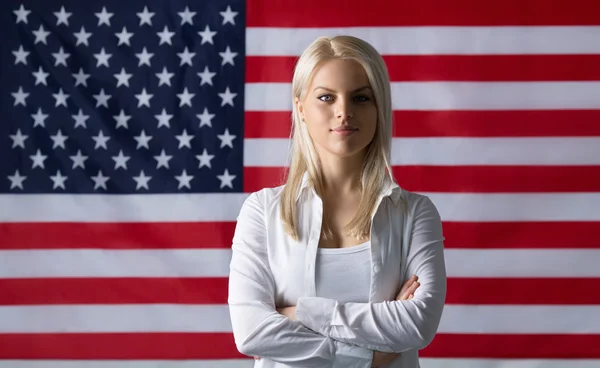 Amerikaans meisje — Stockfoto