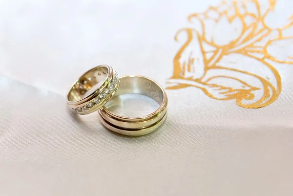 Anillos de boda — Foto de Stock