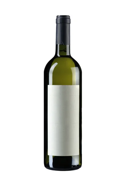 Glass wine bottle — Stock Photo, Image