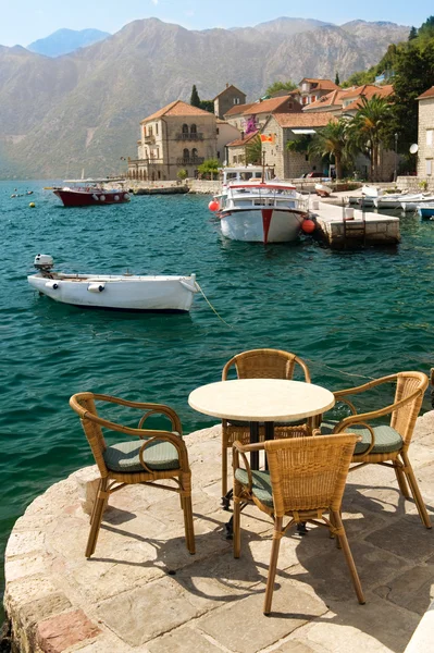 Coffee shop on the beach — Stock Photo, Image