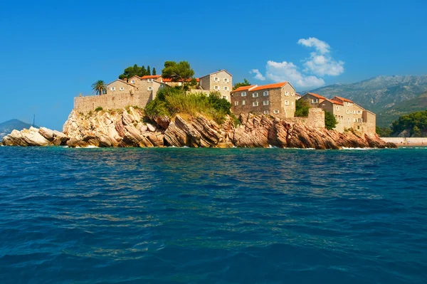 Černá Hora resort ostrov sveti stefan — Stock fotografie