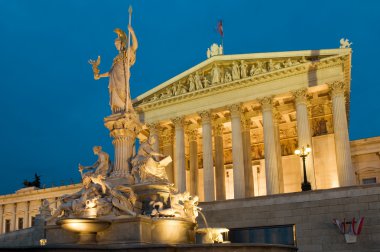 Geceleri Parlament Viyana