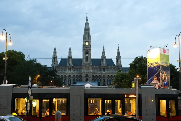 Rathaus en Viena, Austria — Foto de Stock