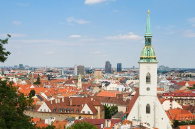 bratislava şehir manzarası