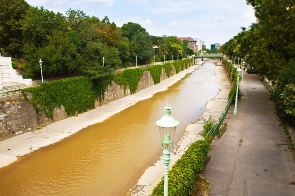 Wien řeka — Stock fotografie
