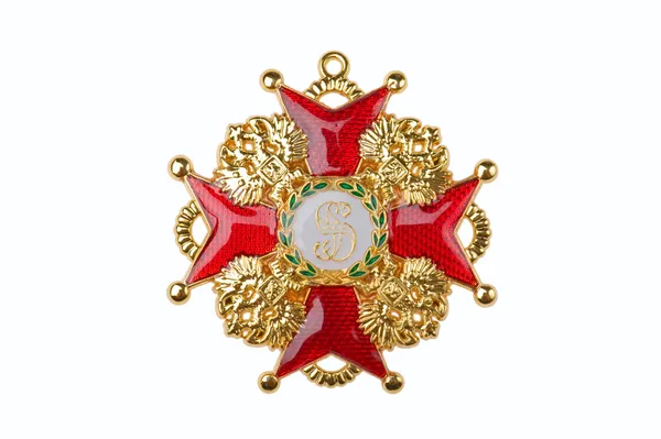 Знак ордена Святого Александра Невского — стоковое фото