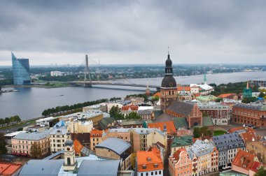 Riga Merkez ile daugava Nehri
