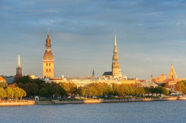 Eski kasaba riga ve daugava