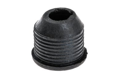 conta halkası üzerinde beyaz izole