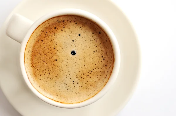 Primo piano tazza di caffè espresso — Foto Stock