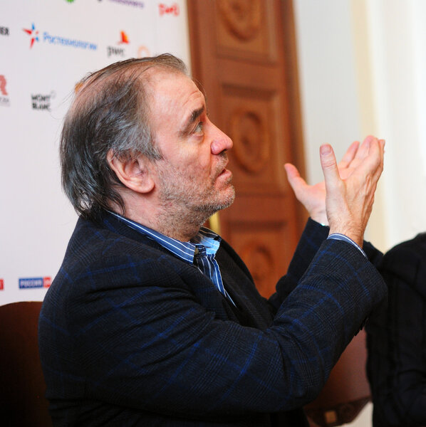 PETROZAVODSK, RUSSIA - APRIL 19: Russian conductor and Moscow ea