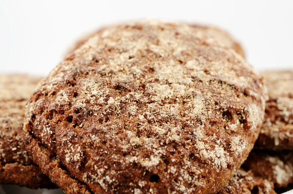 黑麦面包的面包 — 图库照片