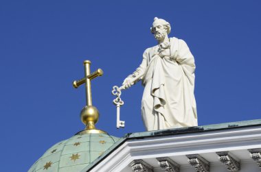 heykel havari Peter katedral de helsinki, Finlandiya