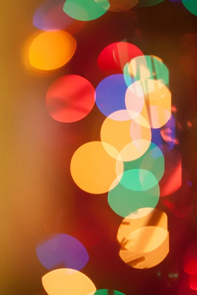 Abstrakte kreisförmige Bokeh Hintergrund des Weihnachtslichts — Stockfoto