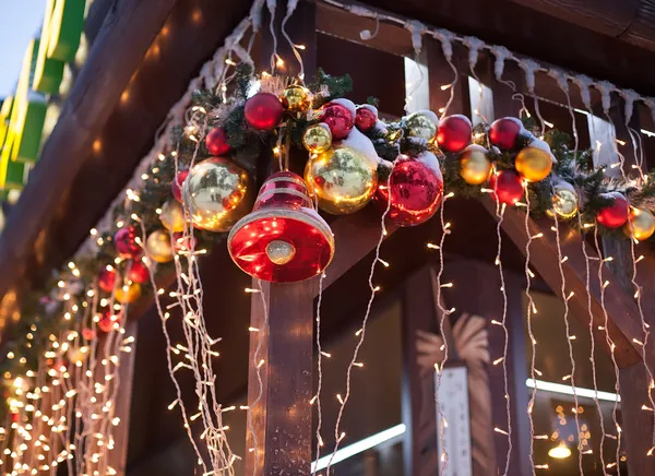 Muitas belas decorações de Natal — Fotografia de Stock