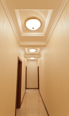 uzun otel koridor ile light