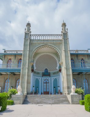 vorontsov Sarayı, çalılar ve dağlar