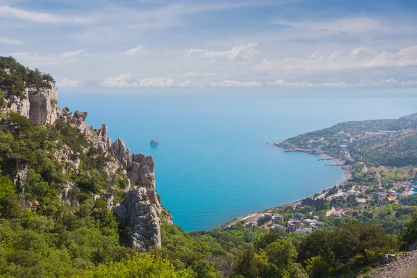 Modré zátoce nedaleko města simeiz na Krymu — Stock fotografie