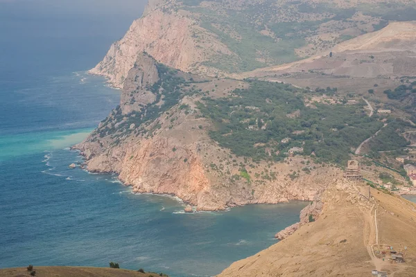 Vista a la fortaleza de Cembalo en Balaklava —  Fotos de Stock