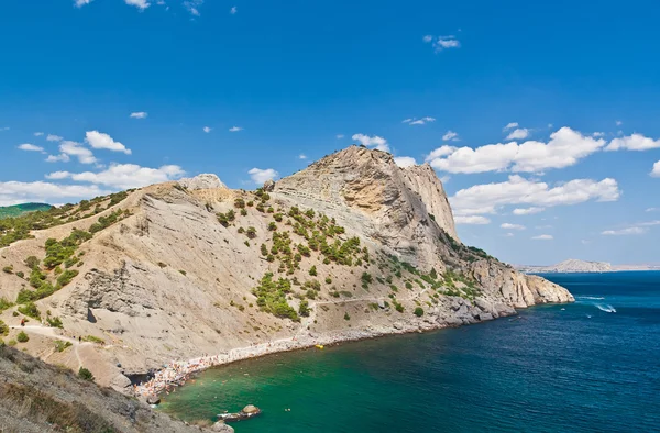 Rocher et la mer, Noviy svet, la Crimée — Photo