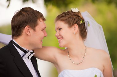 romantik Düğün çifti