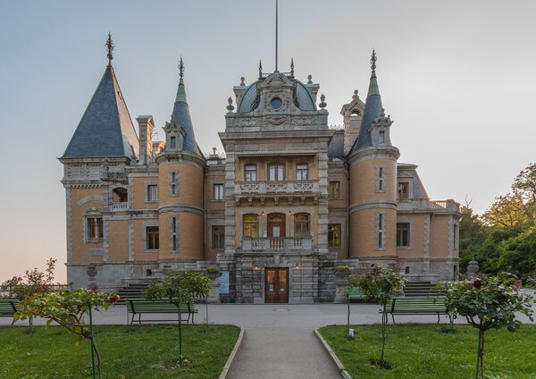 Palace of russian emperor Alexander III in Massandra. Crimea, Ukraine