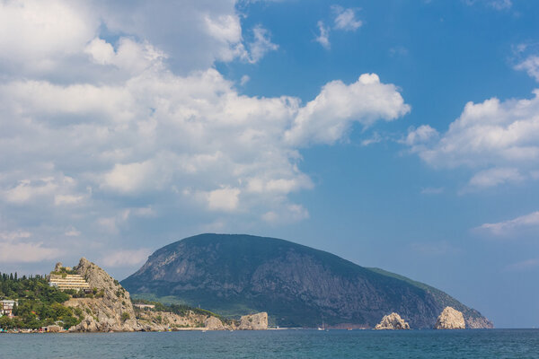 Gurzuf and Ayu Dag mountain.