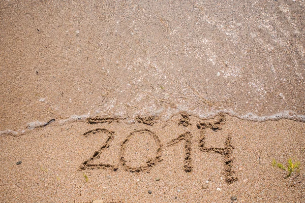 New Year 2014 is coming concept — Stock Photo, Image