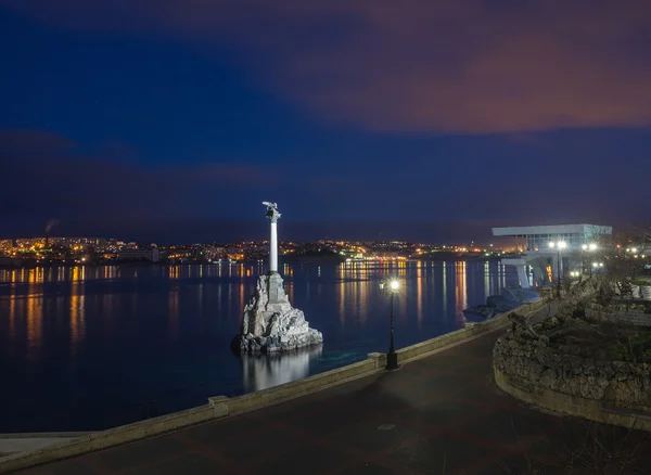 Monumento aos navios de guerra afundados em Sebastopol — Fotografia de Stock