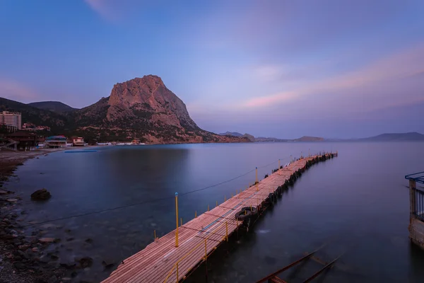 Puesta de sol en la bahía de "Novyi Svet " —  Fotos de Stock