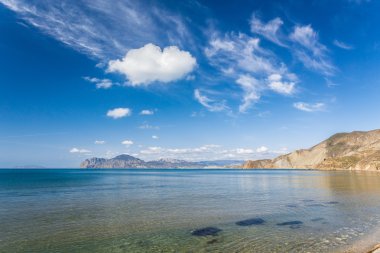 kara dağ dağ'ın panoramik manzarasını