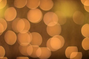 Soyut altın ve sarı daire bokeh