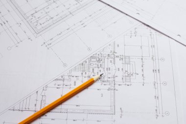 Mimari planlar. İnşaat alanı, planlar..