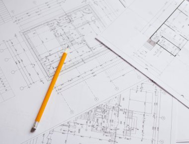 Mimari planlar. İnşaat alanı, planlar..