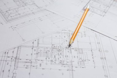Mimari planlar. İnşaat alanı, planlar..