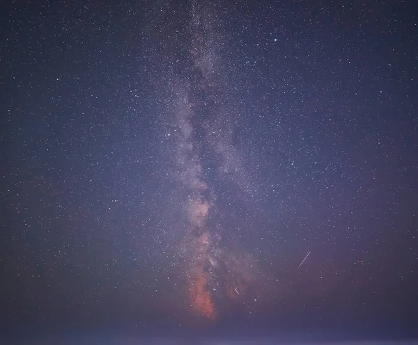Πολύχρωμο Χώρο Πυροβόλησε Δείχνουν Γαλαξία Milky Way Σύμπαν Αστέρια Και — Φωτογραφία Αρχείου