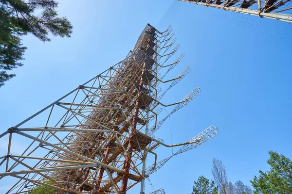 Militair Geheim Object Antenne Radar Doug Tsjernobyl Oekraïne — Stockfoto