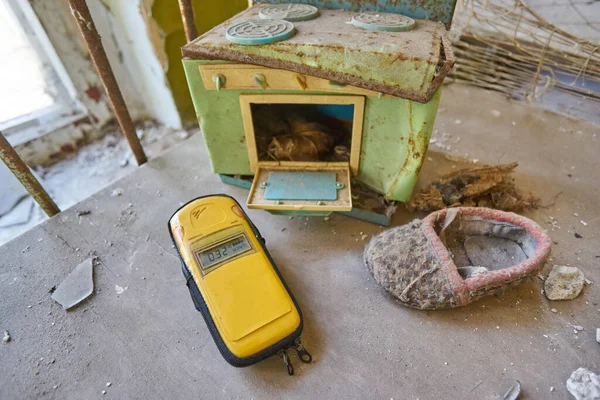 Дитячий Садок Чорнобильській Зоні Відчуження Село Копачі — стокове фото