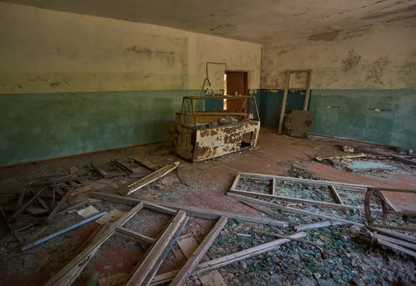 Casa Abbandonata Cultura Nel Villaggio Vicino Chernobyl — Foto Stock