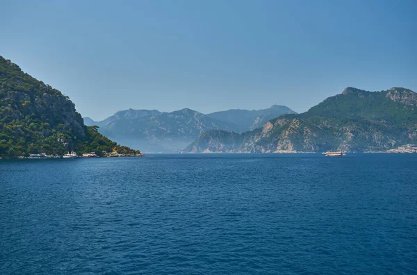 Camellia Island Marmaris Aegean Sea Blue Lagoon Rocky Mountains Journey — Stock Photo, Image