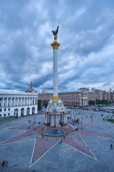 Kiew Ukraine September 2017 Unabhängigkeitsplatz Maidan Nezalezhnosti Kiew Und Nationales — Stockfoto