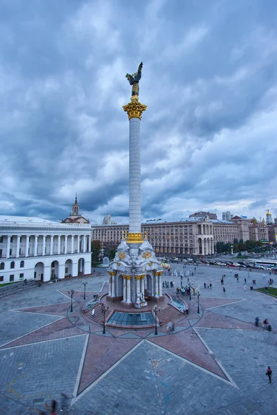 Kyiv Ucrania Septiembre 2017 Plaza Independencia Maidan Nezalezhnosti Kiev Memorial —  Fotos de Stock