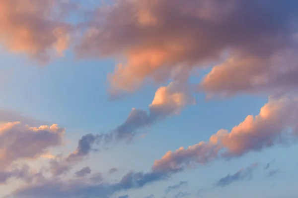 Закат Неба Светом Солнца Позади — стоковое фото