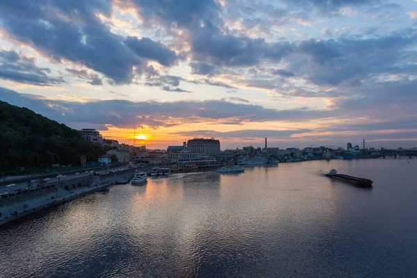 Kyiv Ukraine May 2017 Embankment River Dnipro Kyiv Ukraine — Stock Photo, Image