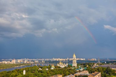 kiev pechersk lavra, unesco Dünya Mirası listesinde bulunan Ortodoks Manastırı görünümü. Ukrayna