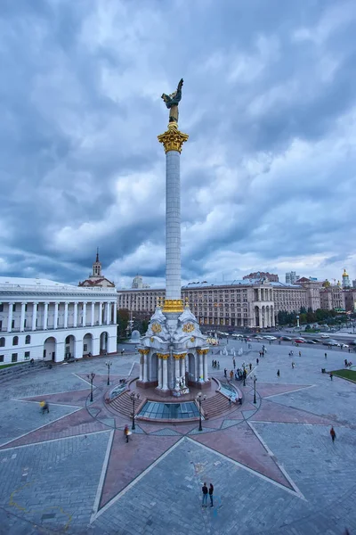 Kyiv Ucrania Septiembre 2017 Plaza Independencia Maidan Nezalezhnosti Kiev Memorial —  Fotos de Stock