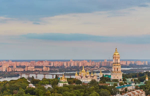 Aerial View Pechersk Lavra Kyiv Unesco World Heritage Ukraine — Stock Photo, Image