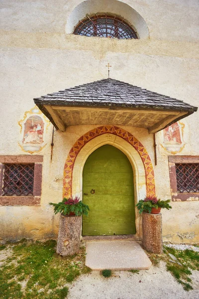 Church San Giacomo Ortisei Val Gardena Bolzano Trentino Alto Adige — Foto de Stock